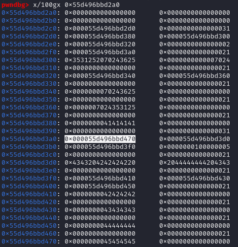 finding heap offset