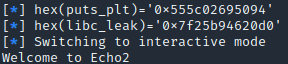 &ldquo;leaking libc&rdquo;